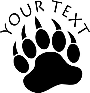 Animal Paw Decals